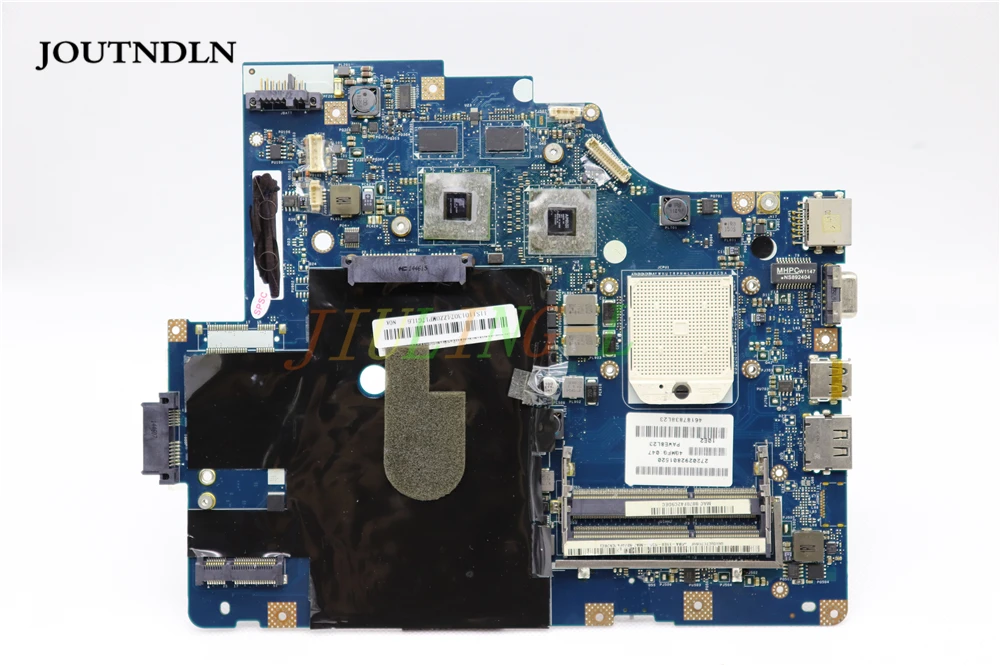 JOUTNDLN FOR Lenovo G565 Z565 Laptop Motherboard with HDMI port &amp gratis CPU HD 6470 or 5470 GP LA-5754P DDR3 |