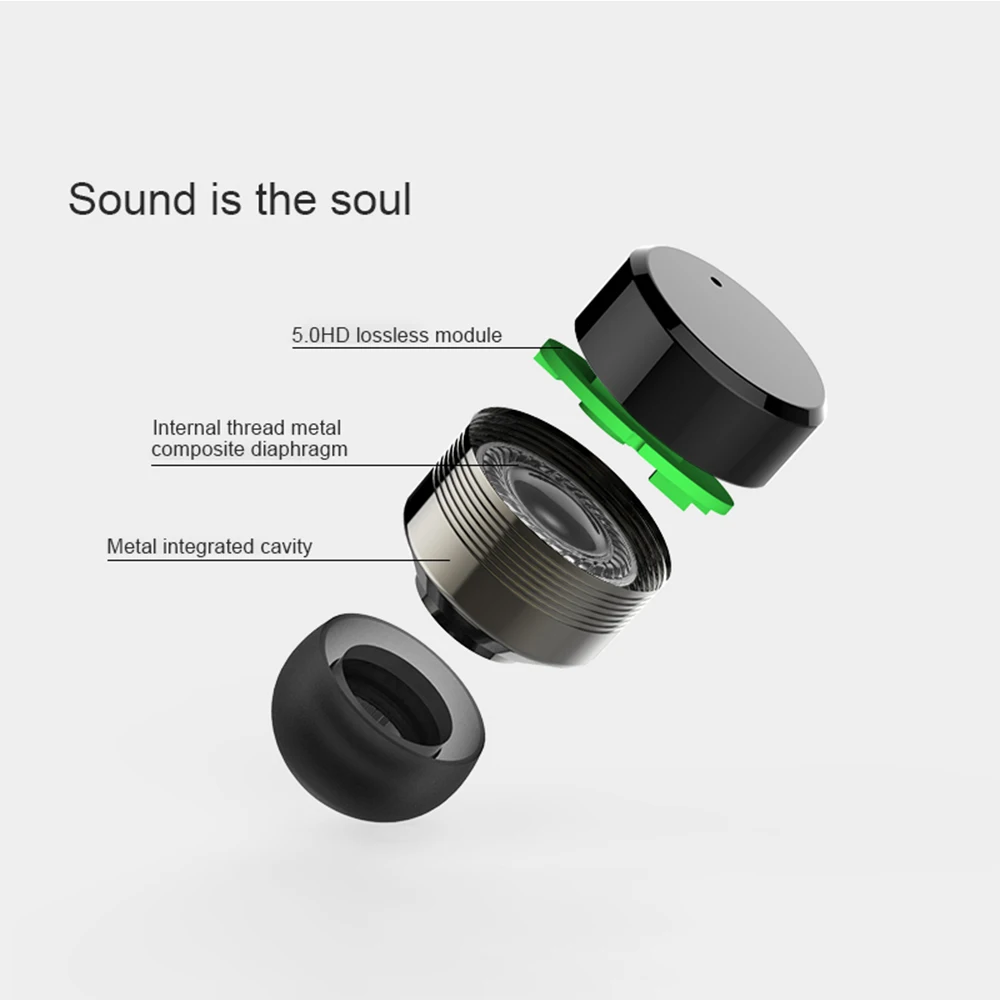 DOOLNNG T-1 водонепроницаемые спортивные Bluetooth 5,0 наушники TWS Беспроводная мини невидимая сенсорная гарнитура для