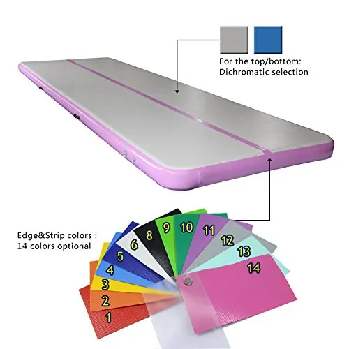 Большая скидка 5 м стандартная воздушная дорожка гимнастический коврик надувная
