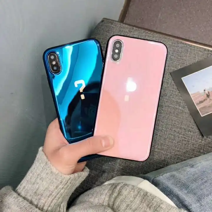 HOKEJ TPU фарфоровый Синий чехол для телефона простой дизайн в Корейском стиле iPhone 6 7