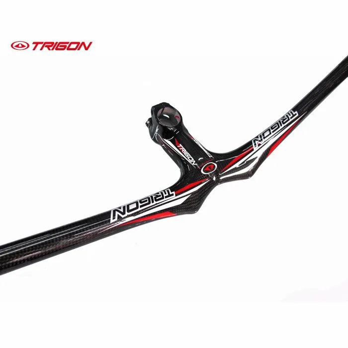 Продажа Ульсветильник руль TRIGON HB111 из углеродного волокна для горного велосипеда, руль для велосипеда в форме ласточки, углеродный стержень 660 мм * 90 ...