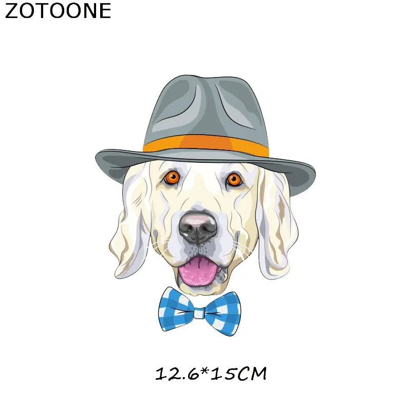 Нашивка ZOTOONE с рисунком животных для одежды наклейка самостоятельного нанесения