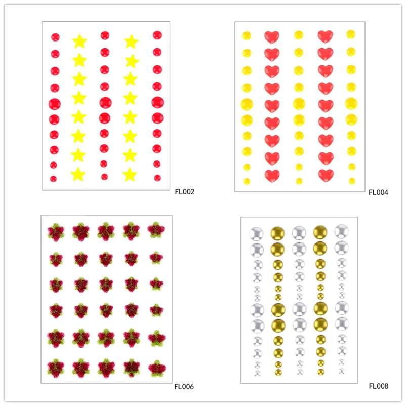 

Beautiful heart-shaped Star style Self-adhesive Enamel Dots Resin Sticker for Scrapbooking/DIY Crafts /card Making Decoration