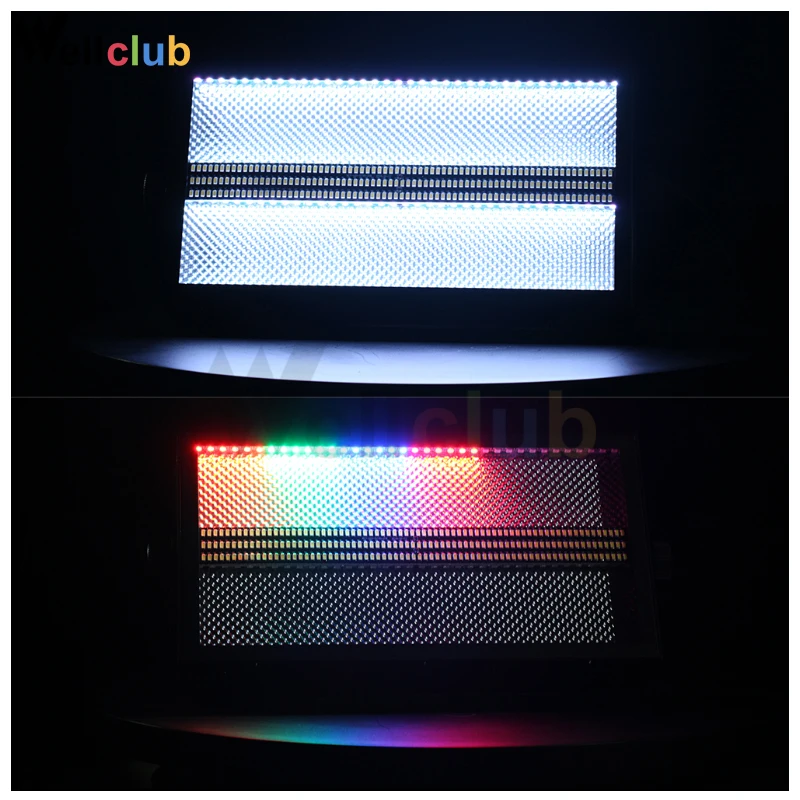 10PCS 2in1 RGB Strobe Light Dj Dmx Control For Disco And Bar Music Stage light Led Atomic Club KTV | Освещение