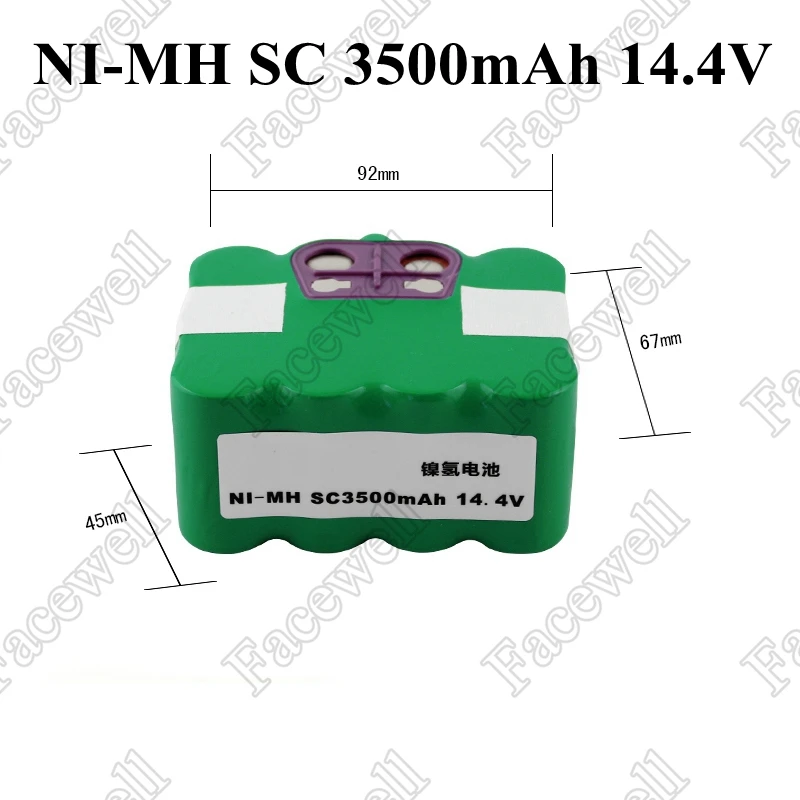 3500mah 14.4v nimh battery pack for XR210C/XR210 Sweeping robot Vacuum Cleaner 3500mAh Ni-MH rechargeable | Электроника