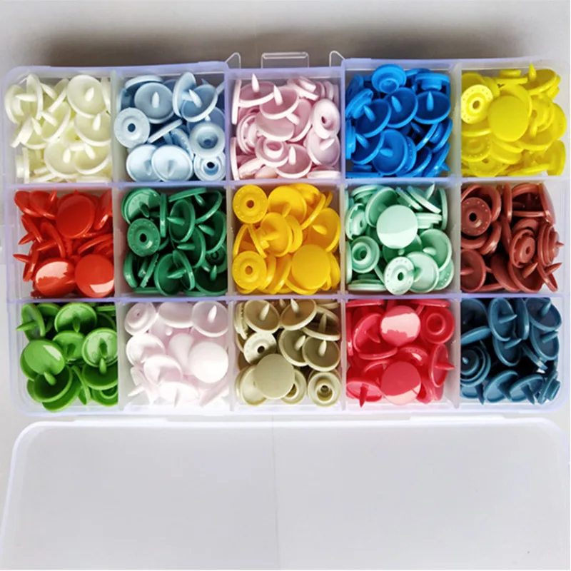 150 sets no tools 150 или 360 набор полимерных кнопок для одежды, плоскогубцы, пластиковые кнопки, кнопки, ткань, кнопки, пресс-машина, инструмент для шитья - Цвет: 150 sets no tools