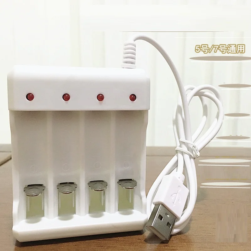 Новое зарядное устройство 1 2 в AA/AAA ni MH/ni cd для аккумуляторов USB4|battery charger|slot