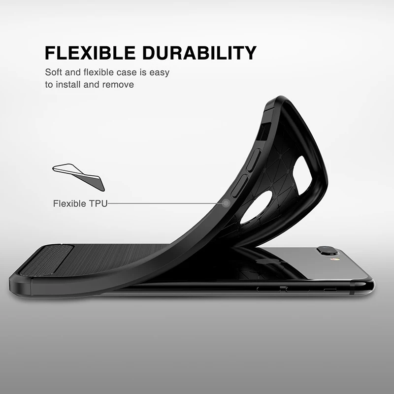 Excellent Grip Cover Case + Temper Glass film for iPhone 5 SE 6 s 7 plus Slim Durable Shock-Absorption Anti-Scratch |