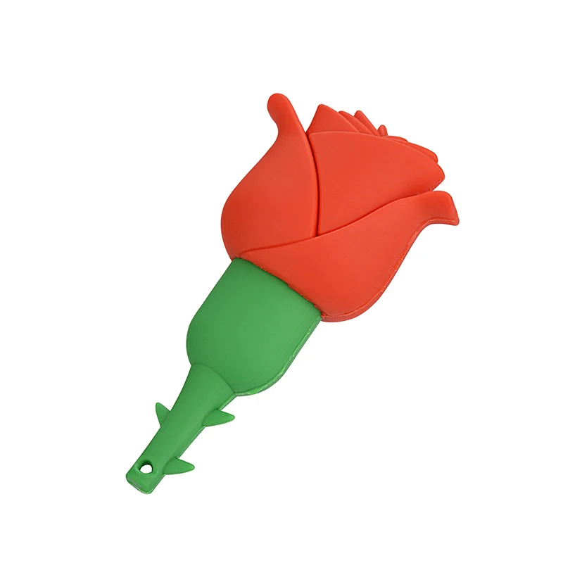 Роза яркого цвета Флешка популярный u диск 4 ГБ 8 г 16 г 32 г USB флеш-накопитель карта памяти usb флешка подарок подруге