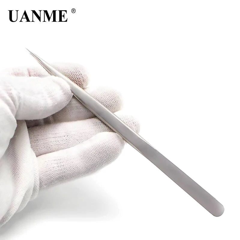 UANME WL 811 140 мм Длинный Пинцет из нержавеющей стали электронный заостренный