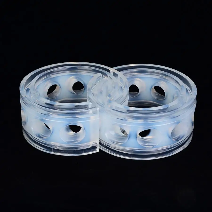 2 шт. прозрачный автомобильный амортизатор фиксатор ТПЭ пружинный буфер мощность