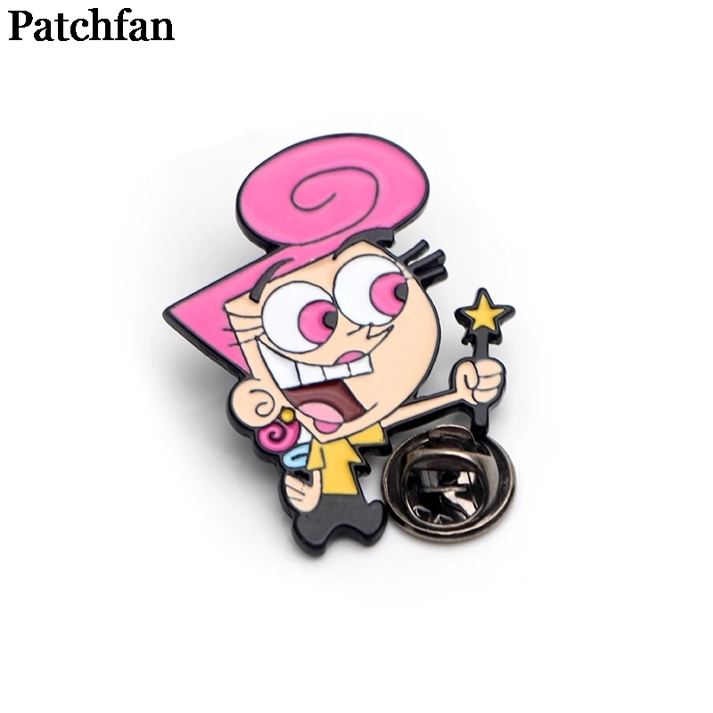 

20pcs/lot Patchfan cartoon Zinc pin para backpack clothes for bag hat badges brooches for men women A2139
