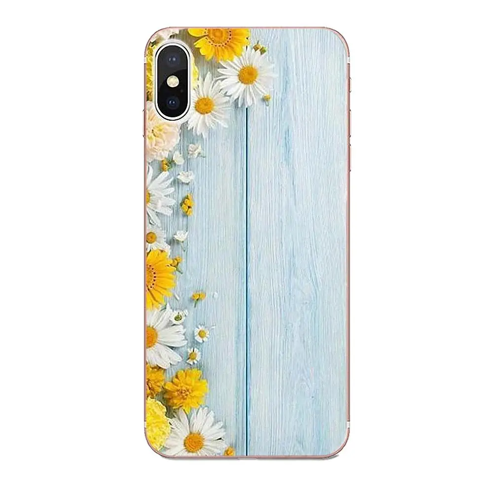 Coque Shell Transparent Phone Case Flowers On Marble For Xiaomi Mi3 Mi4 Mi4C Mi4i Mi5 Mi 5S 5X 6 6X A1 Max Mix 2 Note 3 4 | Мобильные