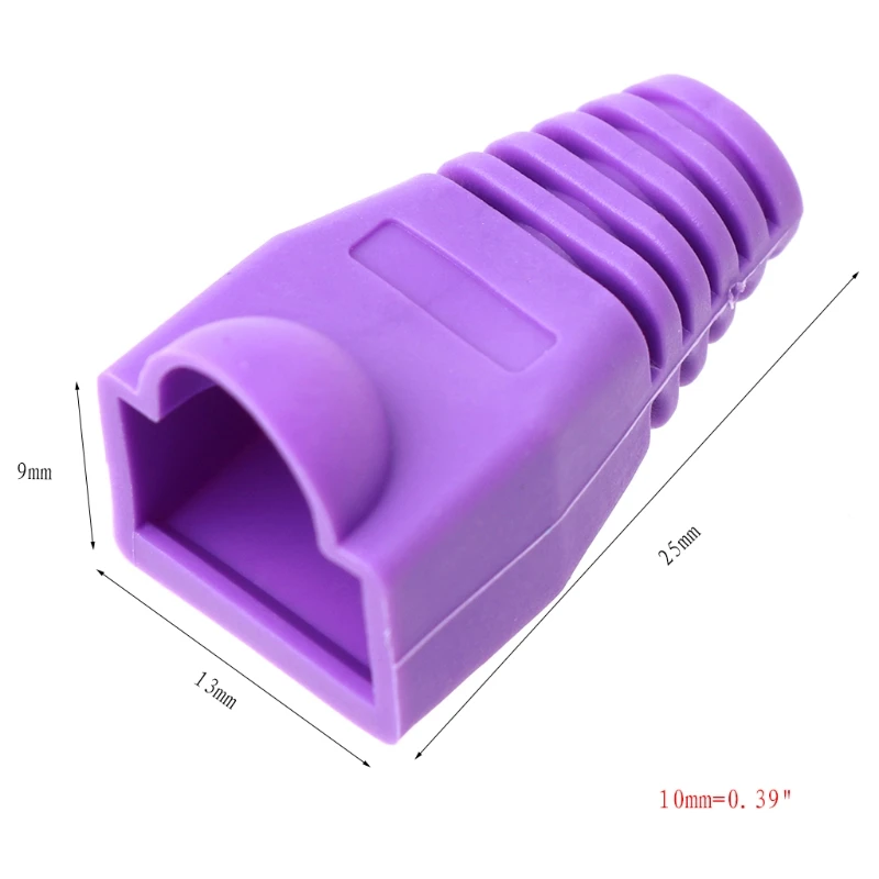 

1 Set 10/25Pcs/Lot For RJ45 Cat6 Cat5E Network Cable Connector Plug Protective Caps Hot New
