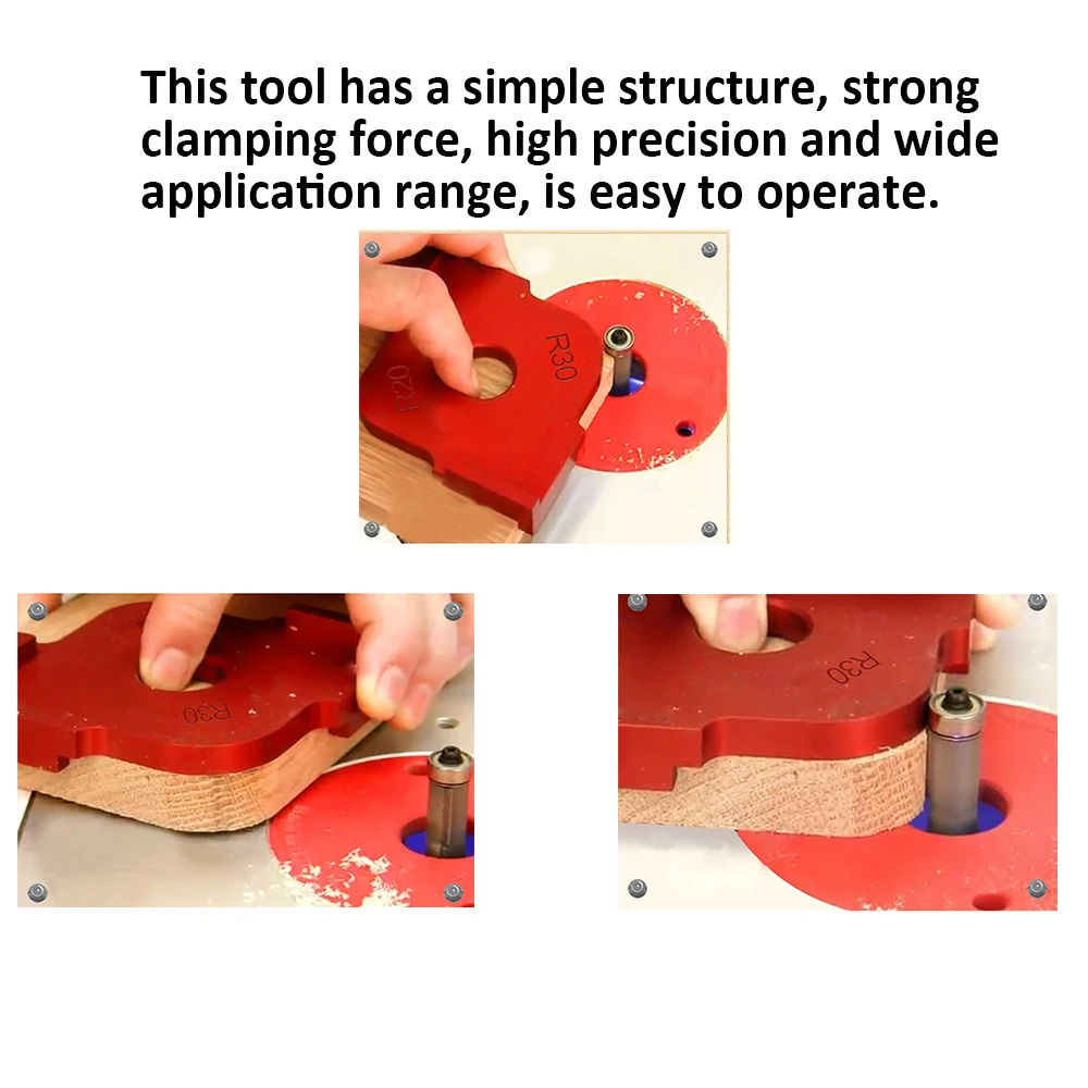 2 шт. полукруглые разноцветные плоские с Угловой радиус Quick джиг шаблон