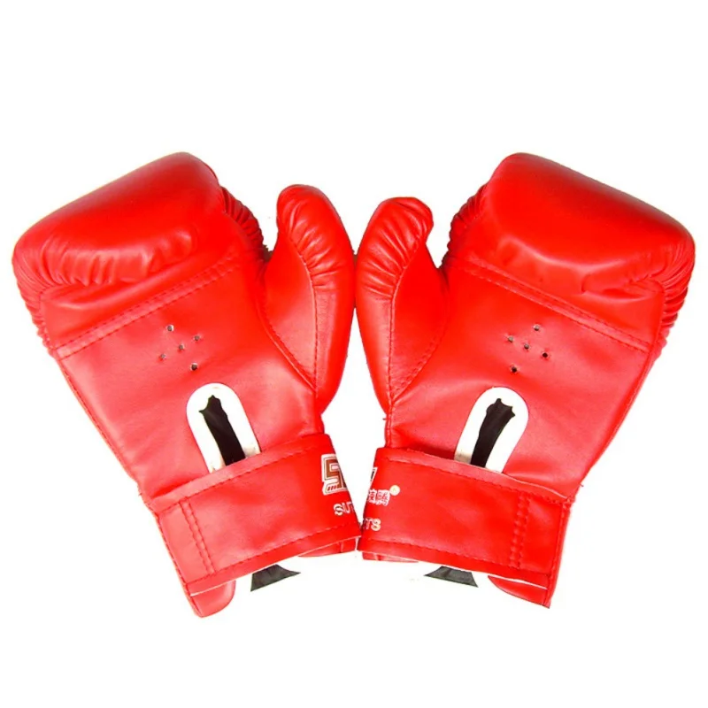 Новинка 1 пара Детские прочные боксерские спортивные перчатки из искусственной