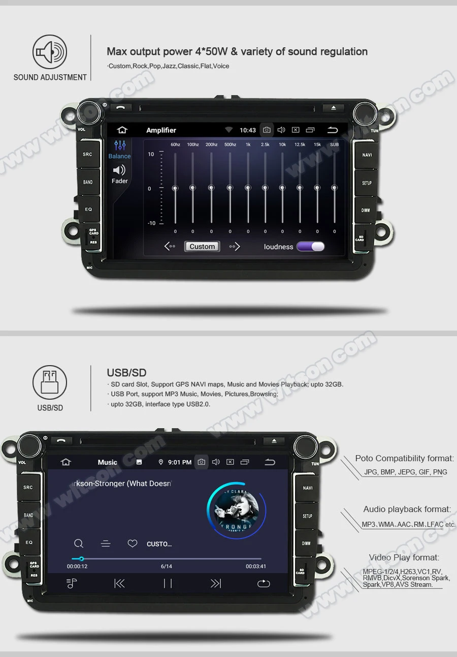 WITSON Android 9,0 Восьмиядерный(восемь ядер) PX5 автомобильный dvd-плеер для FORD FOCUS- 4 Гб ram 64 Гб rom Автомобильная gps навигация