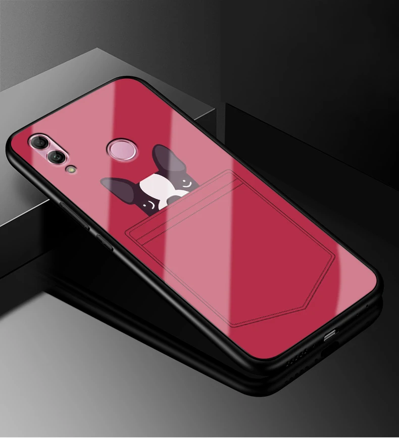 A 6,21 ''для huawei Nova Lite 3 Чехол POT-LX2 из закаленного стекла жесткий чехол для телефона для huawei Nova Lite 3 Чехол Nova Lite3 мягкая рамка
