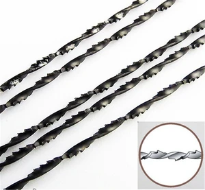 Бесплатная доставка 12 шт. 130 мм полотно прокрутки пилы 5 # лезвия для джиг пилы спиральные зубья 8 видов полотна для резьбы по дереву 12 шт. с патроном