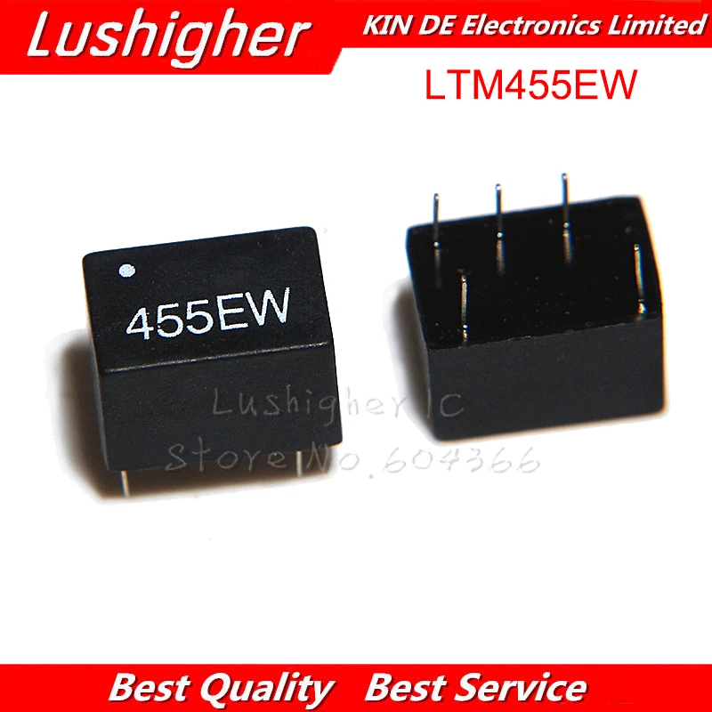 10 шт. LTM455EW DIP-5 455EW DIP 455E LTM455E CFWM455EW 5Pin 455 кгц | Электронные компоненты и