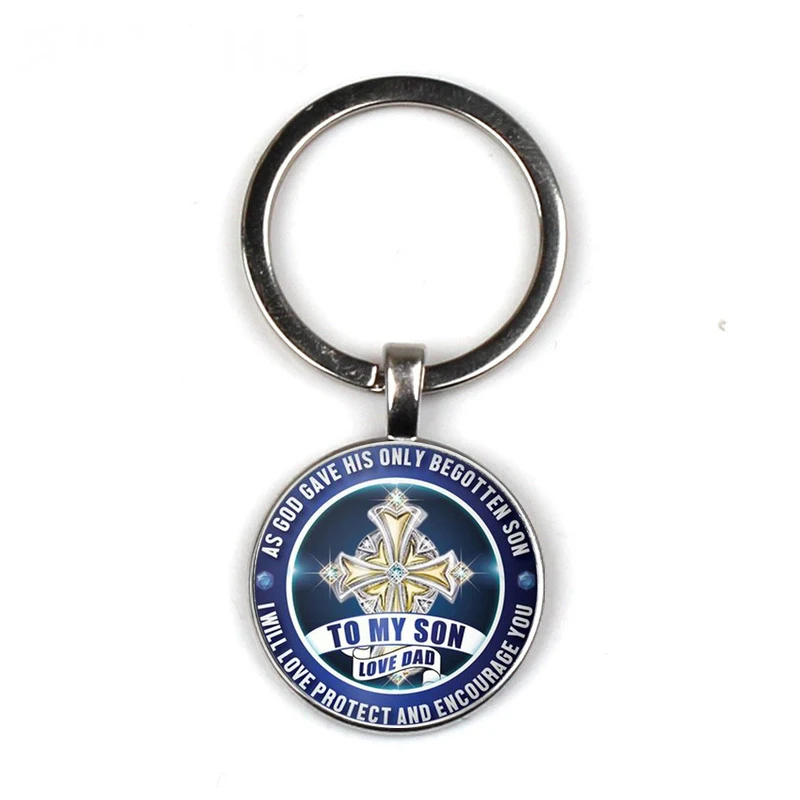 2019 письмо стеклянный брелок День матери Святого Валентина отца для жены муж сын