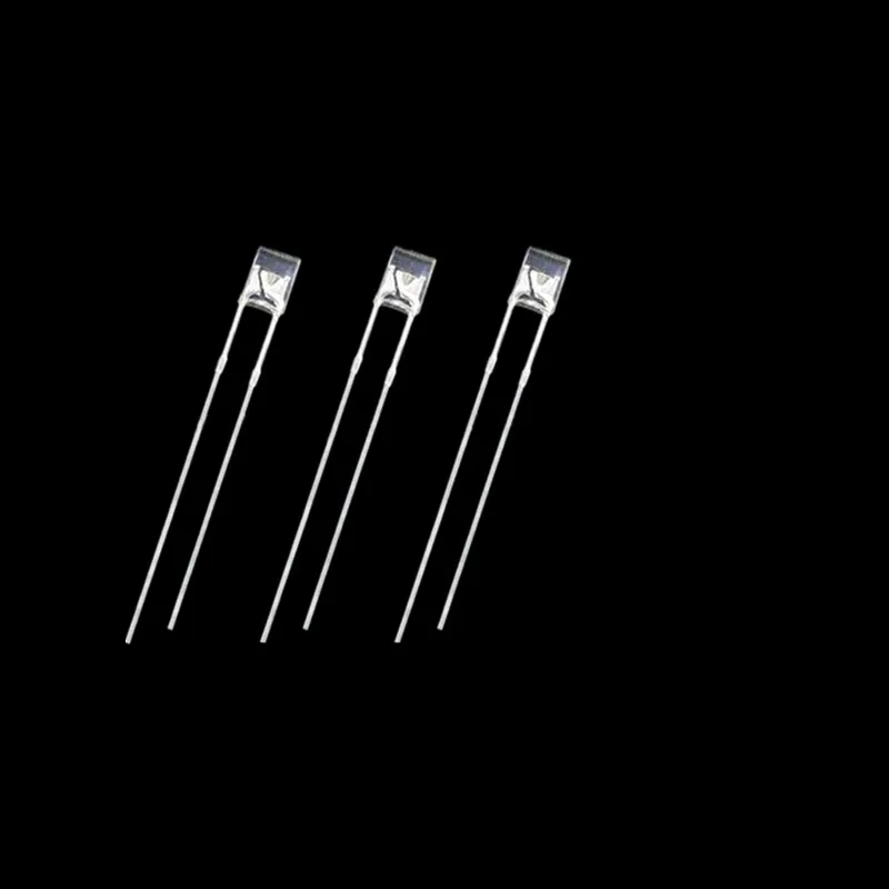 100 шт. 2*3*4 мм квадрасветодиодный Светодиодная лампа DIP с длинными ножками