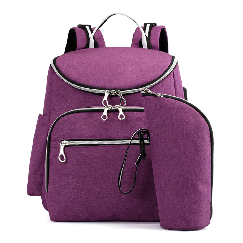 Backpack Shoulder Bag Canvas Large Capacity Backpacks for Girls Teenagers Solid Mummy Bags | Багаж и сумки