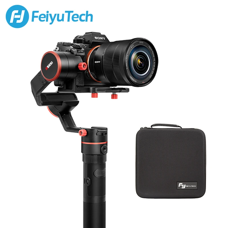 Feiyu a1000 1 7 кг нагрузки Gimbal Стабилизатор Ручной карданный для DSLR беззеркальных