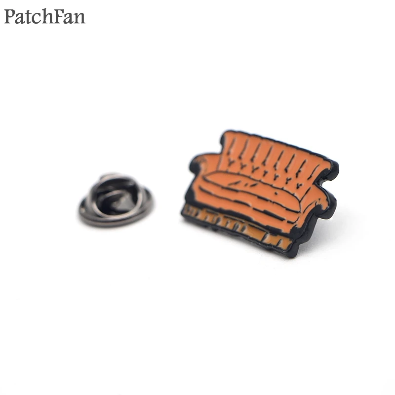 Patchfan друзья ТВ шоу центральный Перк цинковый галстук забавные булавки броши для рюкзака, одежды для мужчин и женщин Декоративные значки медали A1466