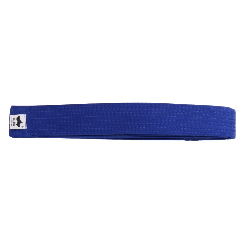 Тёмно-синий Professional Taekwondo Belt Karate Judo Double Wrap Martial Arts Stripe Sports - Цвет: Тёмно-синий