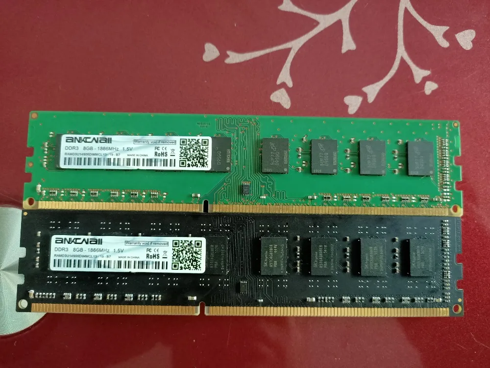 ANKOWALL DDR3 8 ГБ 4 ГБ памяти 1600 МГц 1333 240pin 1,5 V ОЗУ компьютера dimm