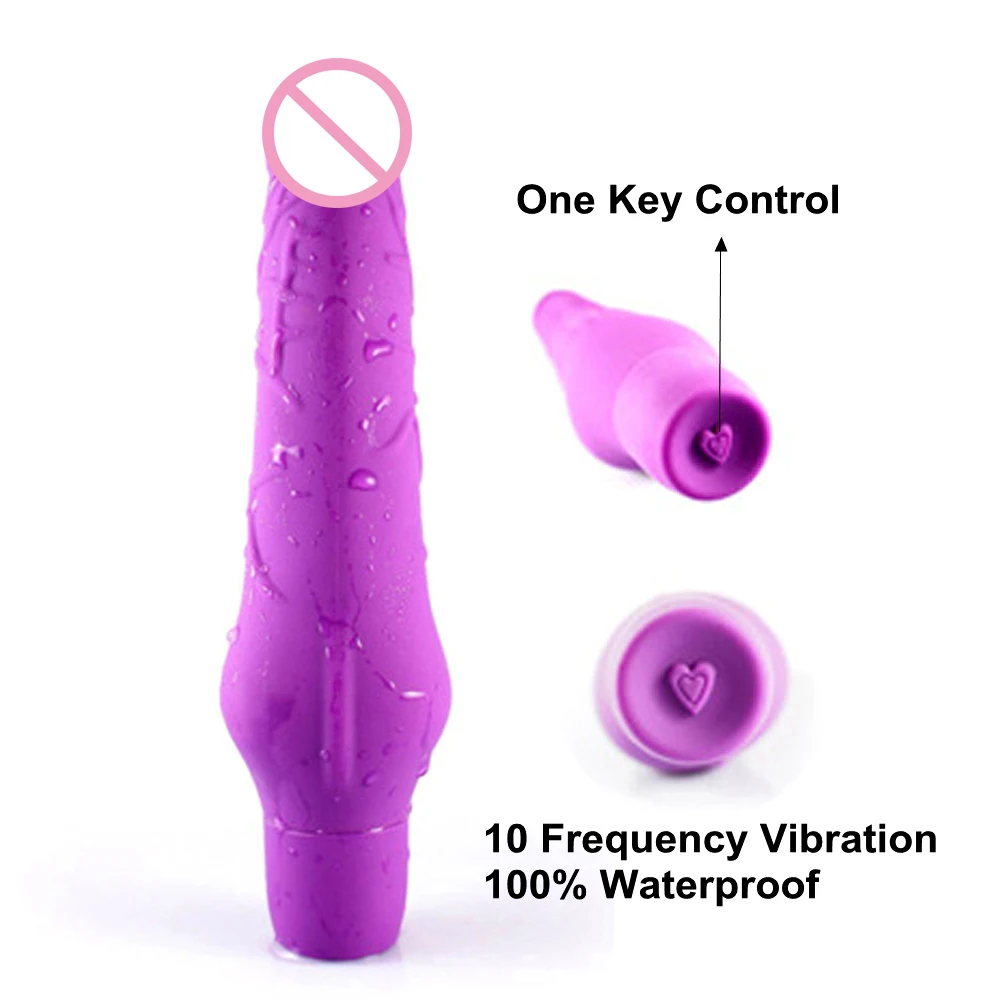 7 дюймовый реалистичный фаллоимитатор вибратор 10 скоростей искусственный член