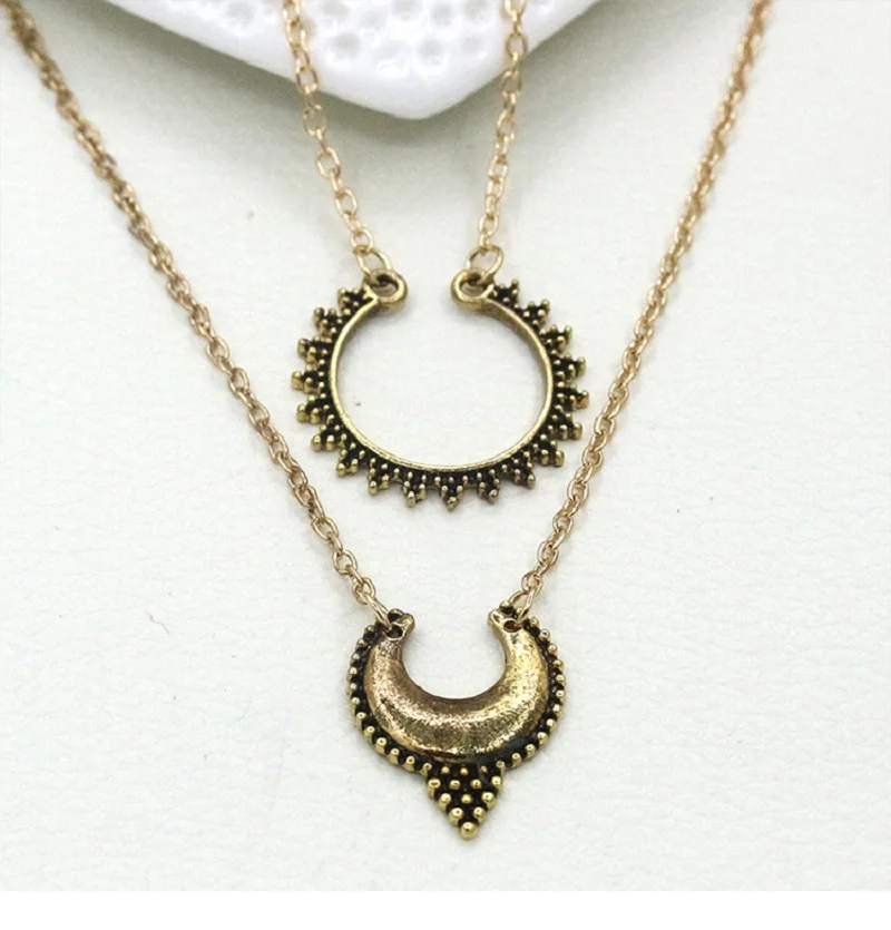 Женское Ожерелье в стиле бохо Find Me эффектное Золотистое Ожерелье-чокер с