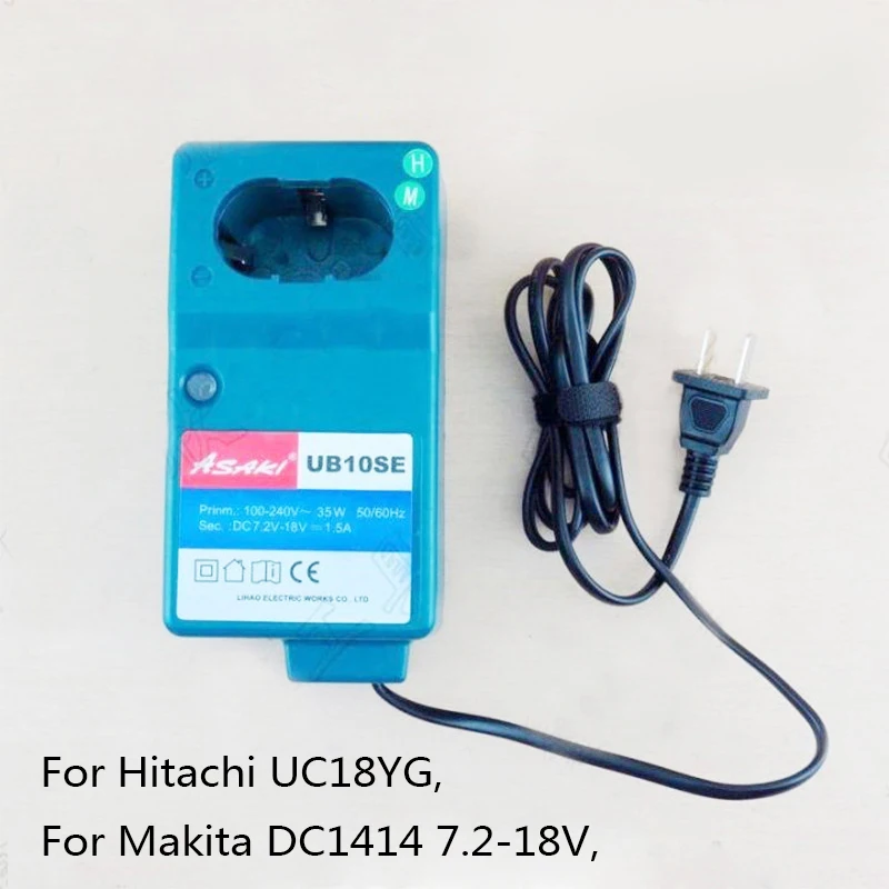 Замена зарядного устройства для электрической дрели Hitachi UC18YG Makita DC1414 7 2 V 9 6 12V 14 4