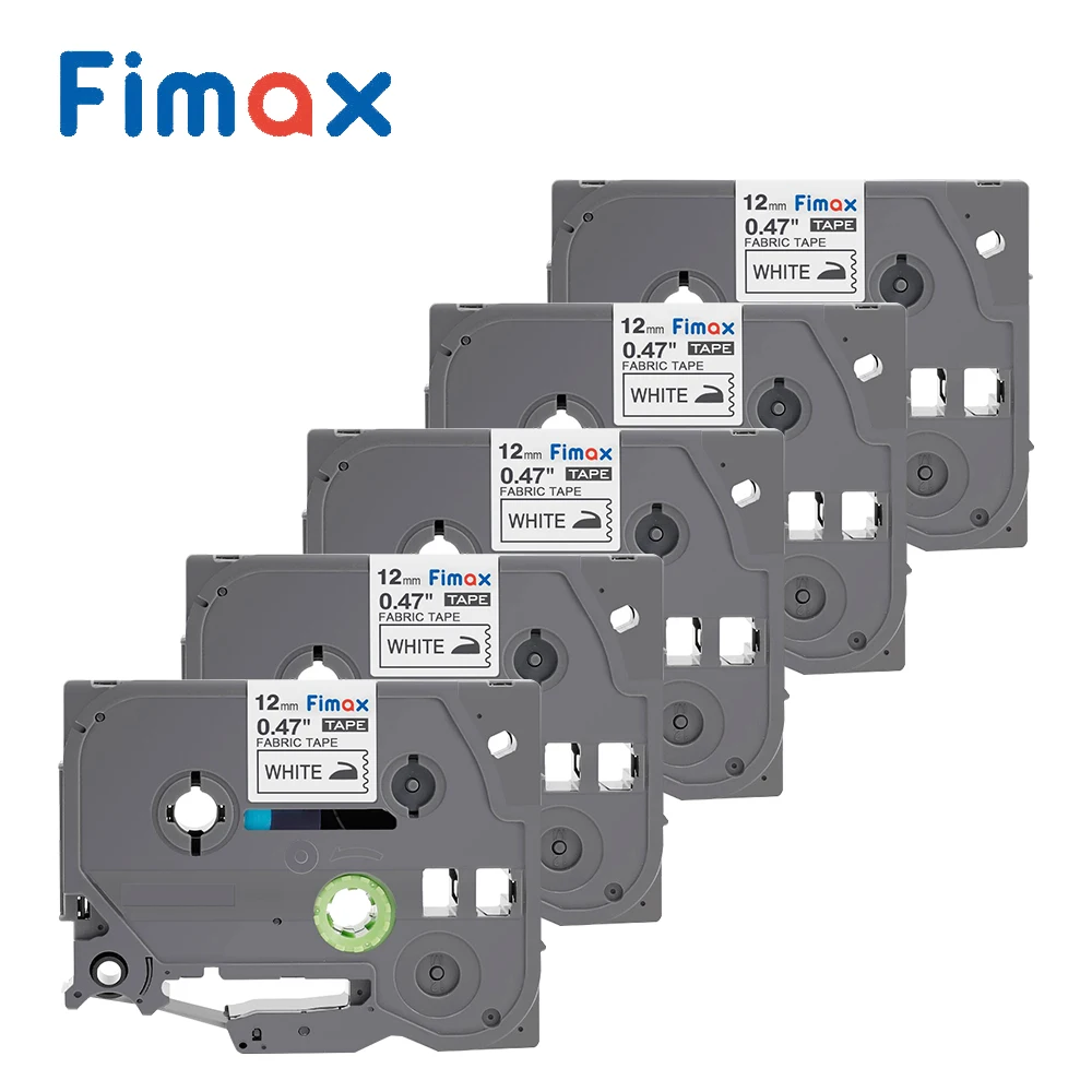 Fimax 5 шт. Φ совместимый с Brother P touch Fabric липкая лента TZe FA231 для принтеров P-touch |