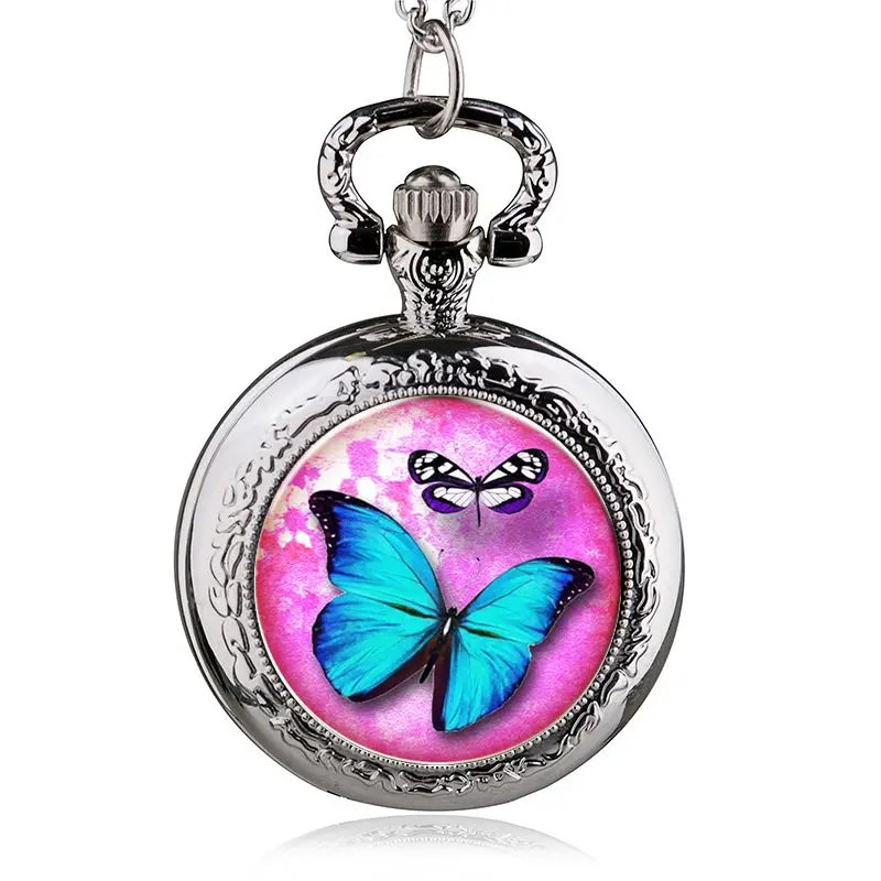 Карманные часы ожерелье с кулоном для девушек и женщин 2017|watch necklace|pocket watch necklaceflower