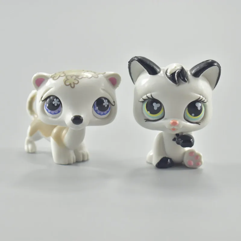 Rare pet shop lps игрушка стоящая короткая шерсть кошка фигурка оригинальный котенок