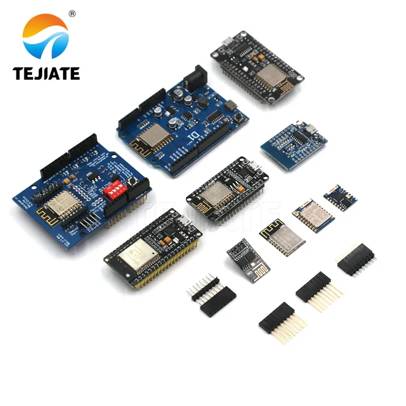 ESP8266 ESP 12F CH340G V2 USB WeMos UNO D1 Mini WIFI smart home R3 NodeMCU Lua IOT плата 3 В с контактами