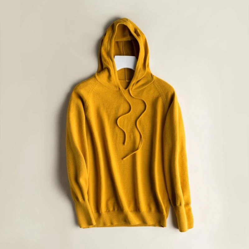 New Spring Autumn Women Cashmere Sweater Sport Hoodie Pullovers Knit Jacket Bottomed Female Loose Streetwear | Женская одежда