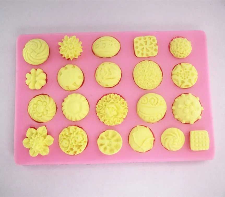 Новая силиконовая форма для пуговиц кружевная глазировки сахарной пасты