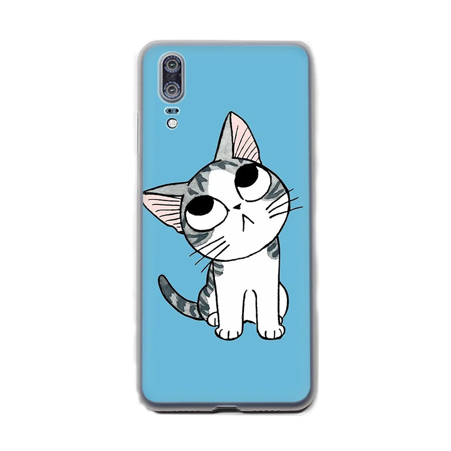 Мягкий ТПУ чехол Otters Holding Hands Мопс для Huawei P30 P8 P9 P10 P20 Lite Pro 2015 2016 2017 P