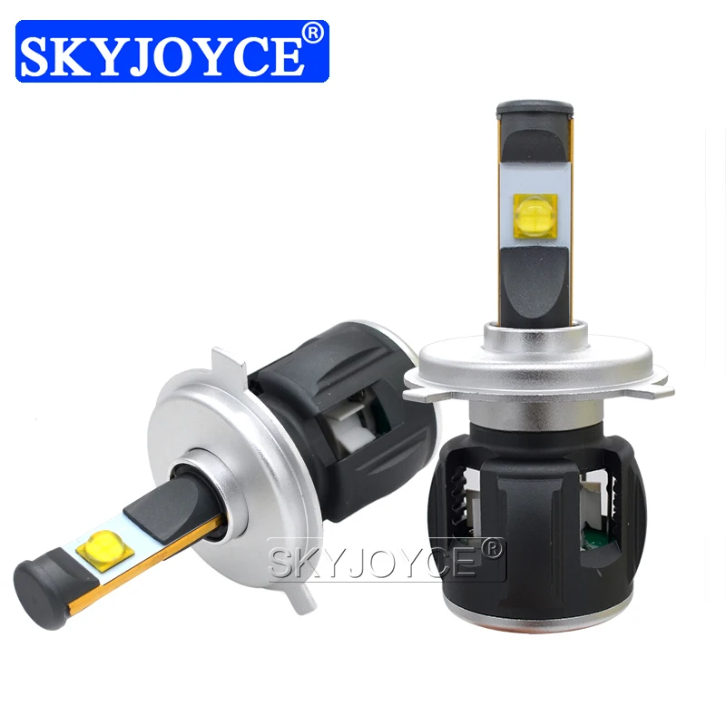 SKYJOYCE 1 комплект H4 60 Вт/120 Вт 6000 лм E70 ETI 4SMD чипы H7 автомобильных светодиодных фар 9005 K