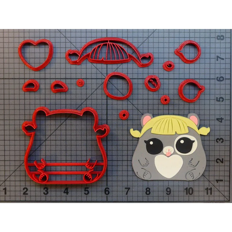 Милые Детские кукольные печенья для лица инструменты формы выпечки тортов на