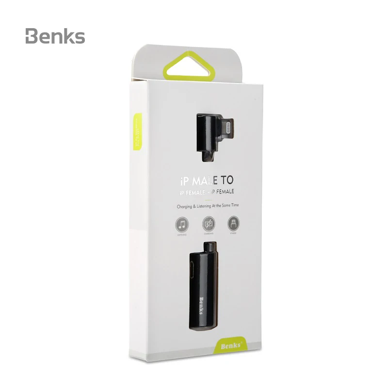 Benks Audio Charging Adapter for Iphone XR XS Max AUX Cable Lightning to 3.5mm Converter iPhone X 8 7 iOS 12 11 |