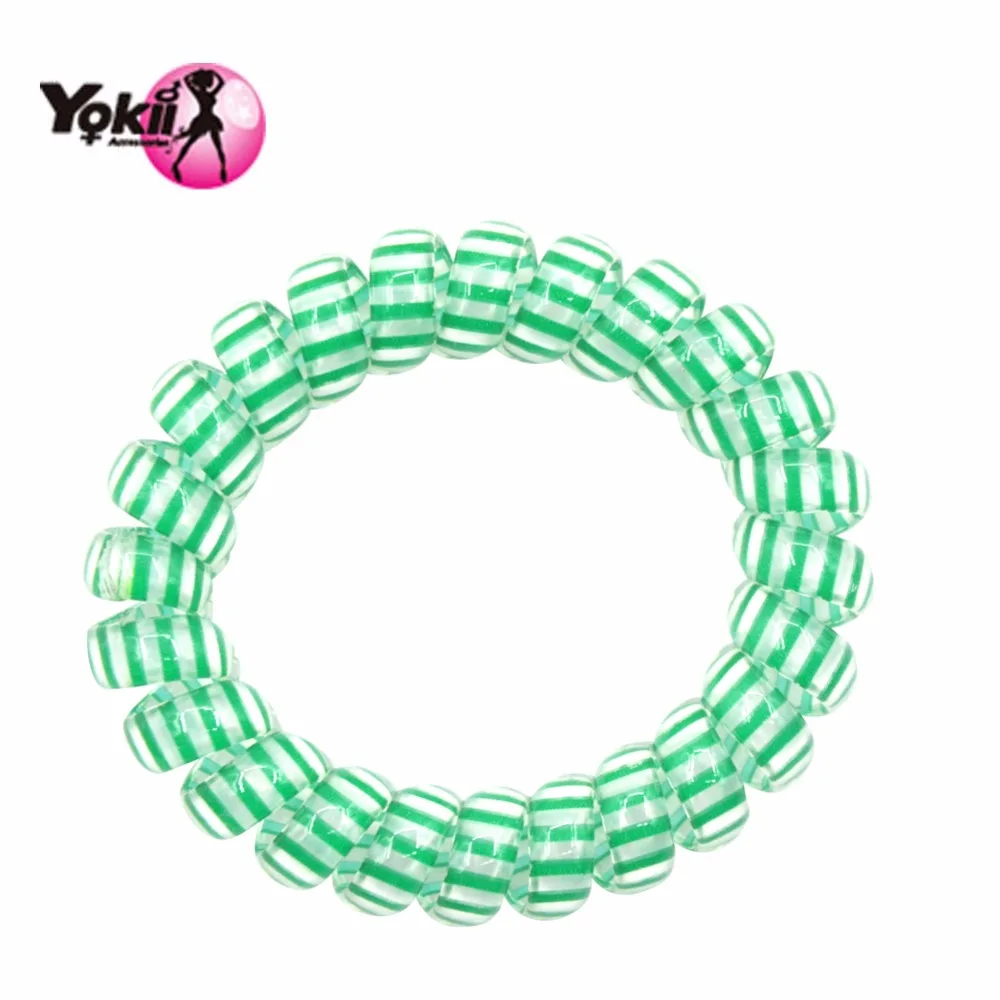 Yokii 12 шт./упак. модные Обувь для девочек конфеты телефон Провода Стиль резинкой