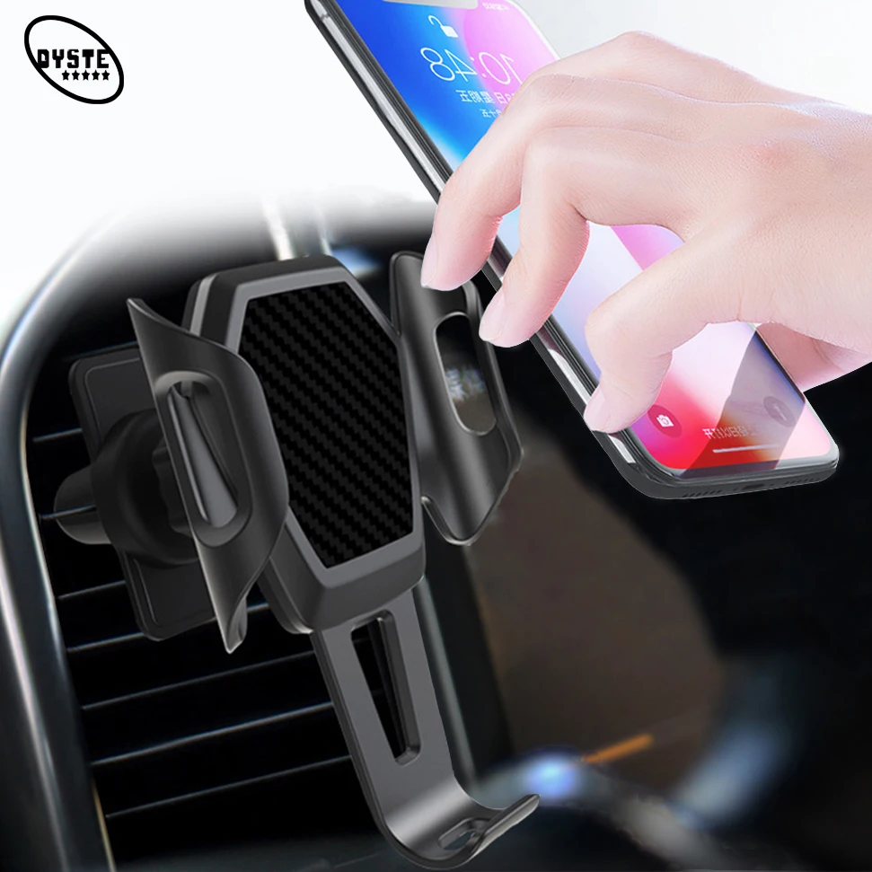 Telescopic Car Phone Holder Air Vent 360 Degree Rotating Gravity Car Phone Holder Suporte Telefoonhouder Auto Support Voiture