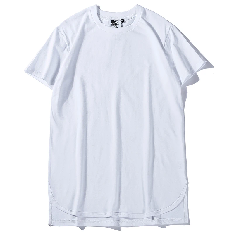 Футболка мужская оверсайз с коротким рукавом однотонная хлопковая рубашка в