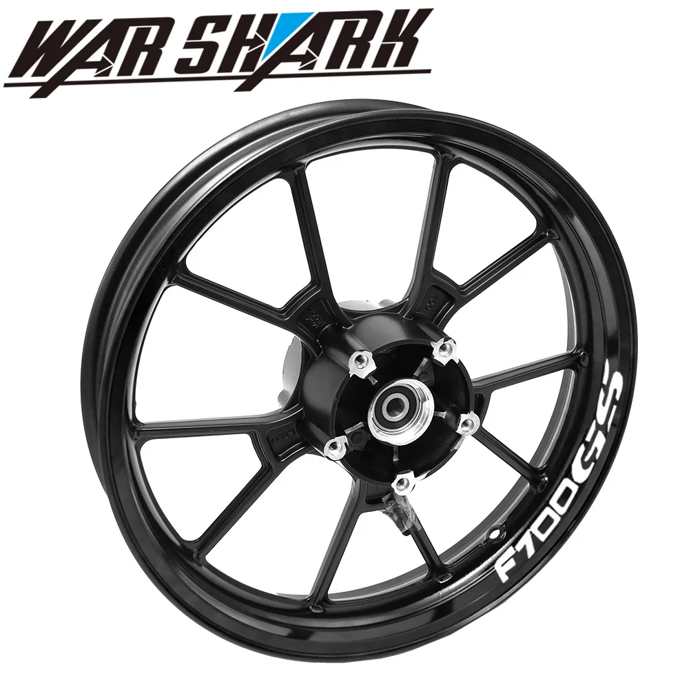

New high quality Fit Motorcycle Wheel Sticker stripe Reflective Rim For BMW F700GS F700 GS