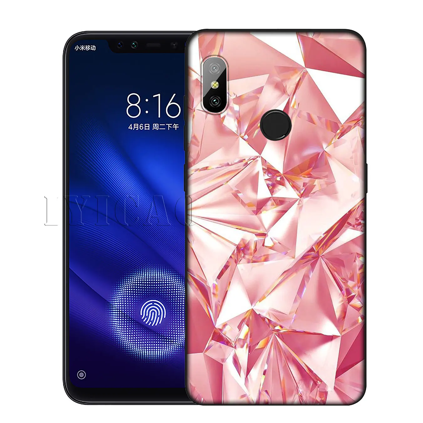 Блестящий Роскошный силиконовый мягкий чехол IYICAO для Xiaomi Redmi 6A 5A Note 8 7 4 4X 5 Plus 6 Pro
