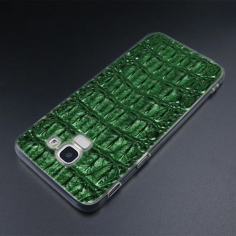 Популярный Мягкий силиконовый чехол с текстурой крокодиловой кожи для Samsung Galaxy